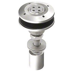 CRL 316 Polished Stainless Steel Swivel Combination Fastener for 3/8 to  1/2 Tempered Glass