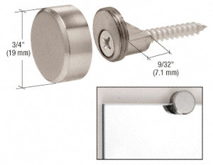 CRL Brushed Nickel Round Mirror Clips - Set - MC02BN – Home Hardware  Solutions LLC