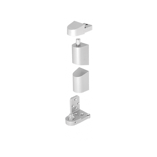 CRL Aluminum Offset Right Hand Pivot Set with 3/32