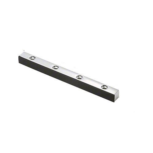 CRL Polished Stainless Header Mounted Double Door Stop - 1NT308PS