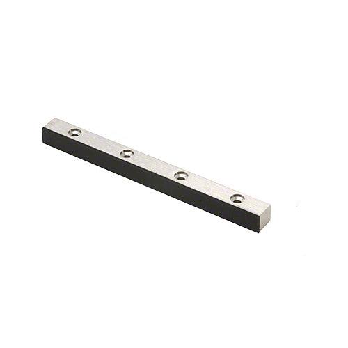 CRL Brushed Stainless Header Mounted Double Door Stop - 1NT308BS