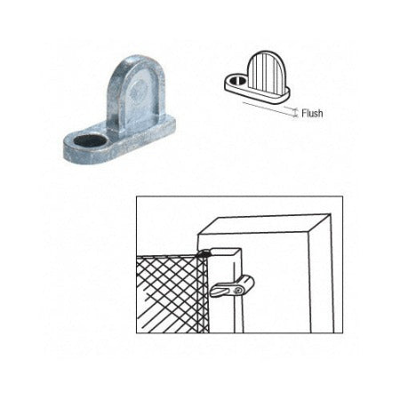 CRL Zinc Flush Die Cast Window Screen Clip [100 pack] - WSC310