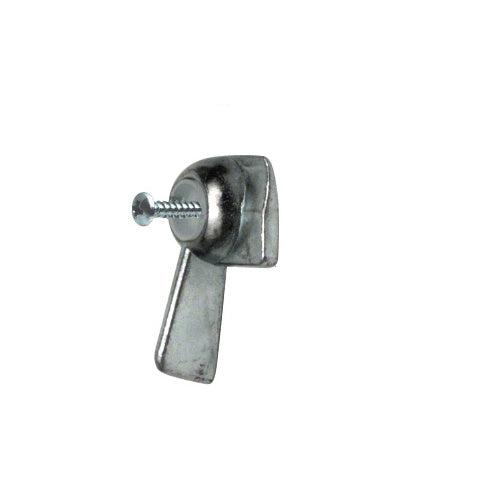 CRL Left Hand Chrome Sliding Window Latch Single Screw Hole - R7077