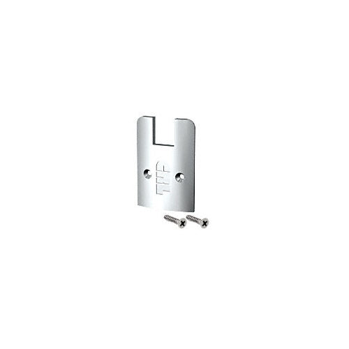 CRL Polished Stainless Low Profile Sidelite Rail Cap With Screws - SREC2SPS