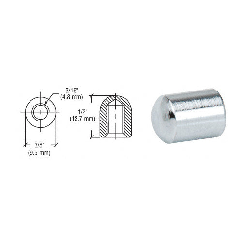 CRL Chrome Plated Nut for Rod Display System - RD4301CH