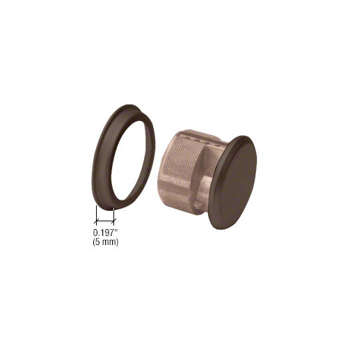 CRL Dark Bronze Mortise Dummy Cylinder - DL2173DU