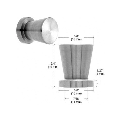 CRL Brushed Stainless Steel U.V. Bond Door Knob - UV6256