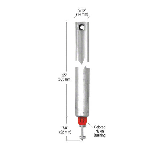 CRL 25" Tubular Spiral Tilt Window Balance Red Bushing - FH2520