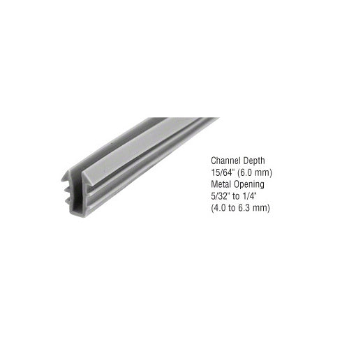 CRL Glazing Vinyl; 15/64" Channel Depth 5/32" to 1/4" Metal Opening - 100 ft Roll - GC460C