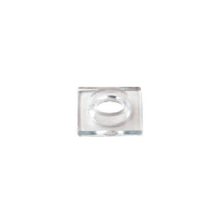 CRL Clear 3/4" Square Washer with Sleeve [10 pack] - HW060