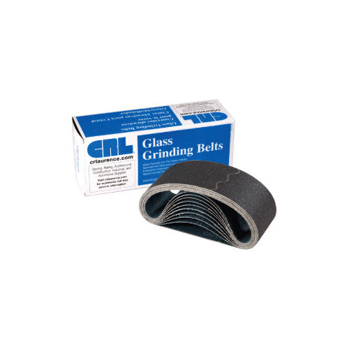 CRL 3" x 24" 36 Grit Portable Glass Grinding Belts [10 pack] - CRL3X2436X