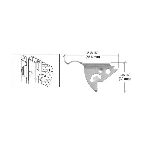 CRL Andersen Knife Latch - SB202