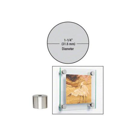 CRL Chrome 1-1/4" Diameter by 1" Standoff Base - S0B1141CH