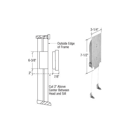 CRL Adjustable Wood Window Sash Balance - H3867