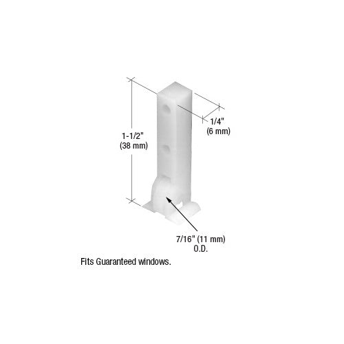 CRL 7/16" Nylon Sliding Window Roller for Guaranteed Products Windows - G3004