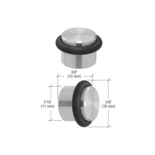 CRL Brushed Stainless UV Shelf Support for Glass Panels - UVCK15