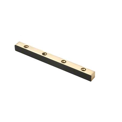CRL Brass Header Mounted Double Door Stop - 1NT308BR