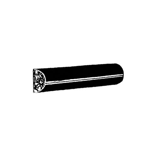 CRL Foam Door Weatherstrip 3/8 in Half Round - AV4737