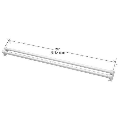 CRL White Storm and Screen Door Push Bar - K5167