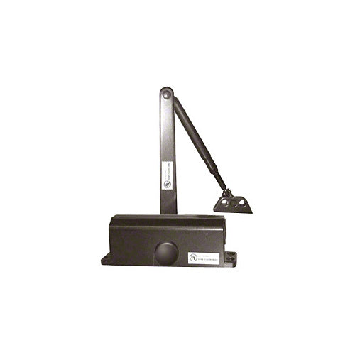 CRL Dark Bronze ANSI Grade 1 Size 1 Light Duty Surface Mount Door Closer - DC51BRZ