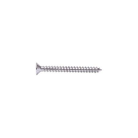 CRL Polished Chrome #12 x 2" Flat Head Phillips Screws [10/Pk] - P122CH