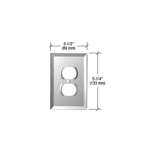 CRL Duplex Plug Glass Mirror Plate