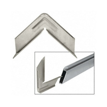 CRL Aluminum Screen Frame Corner for WSF1257 Screen Frame [100 pack] - WSC114