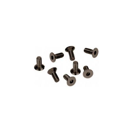 CRL 5 mm x 12 mm Cover Plate Flat Allen Head Screws