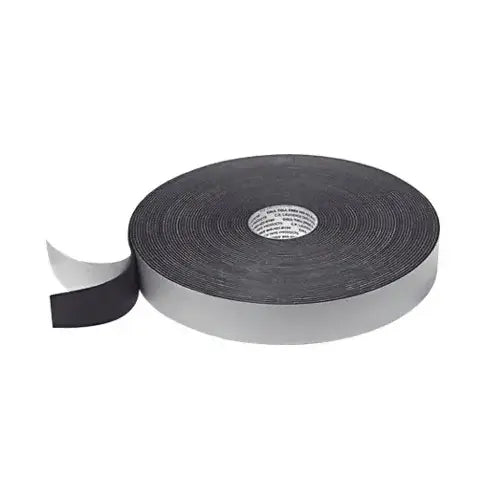 CRL Black 1/8" x 3/4" Single Sided Foam Glazing Tape - 74418X34BL