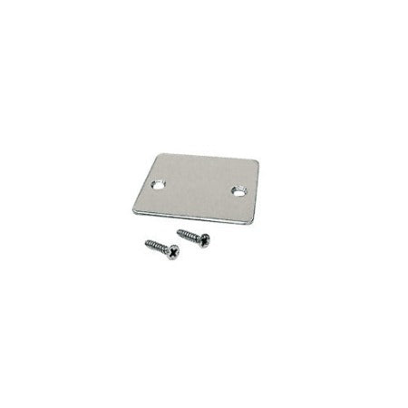 CRL Brite Anodized End Cap with Screws - UCECBA
