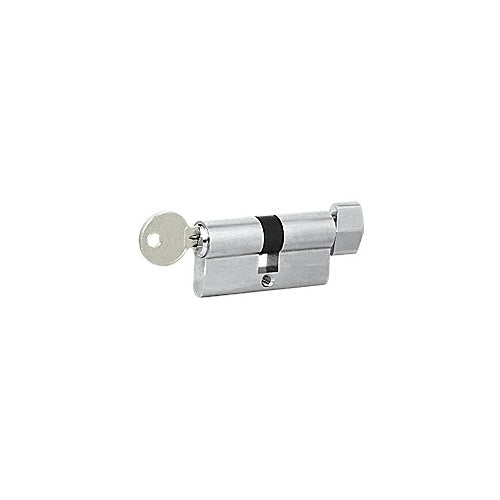 CRL Brushed Stainless Keyed Alike Cylinder Lock with Thumbturn - EC3BSKA