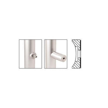 CRL Brushed Stainless 1-1/2" Tubing Adapter for 1-1/4" Diameter Standoff - STA112BS