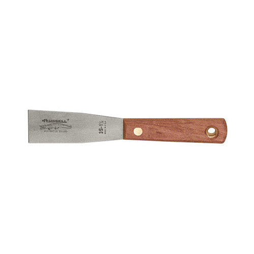 CRL Russell 1-1/4" Steel Stiff Blade Putty Knife - 3S114