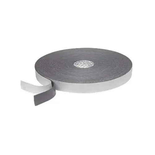 CRL Gray 1/8" x 1/4" Single Sided Foam Glazing Tape - 74418X14GRY