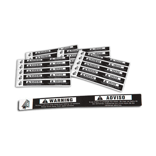 CRL Screen Frame Warning Labels [100 pack] - SFW1C – Home Hardware ...