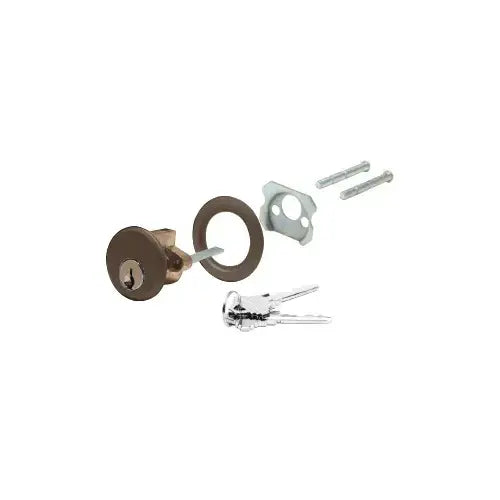 CRL Dark Bronze Rim Keyed Cylinder - Schlage® 'C' Keyway - Keyed Alike - DL911SCKADU