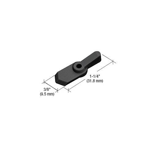 CRL Black Pointer Style Screen Swivel Clip - L5760