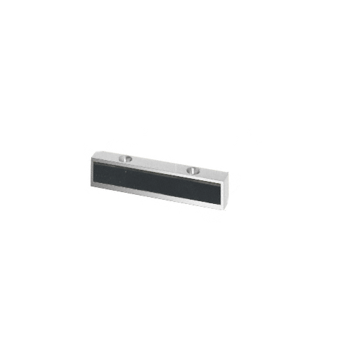 CRL Polished Stainless Header Mounted Single Door Stop - 1NT307PS