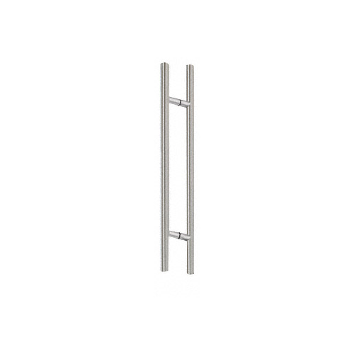 CRL Brushed Stainless 42" Extra Length Ladder Style Back-to-Back Pull Handle - 42LPBS