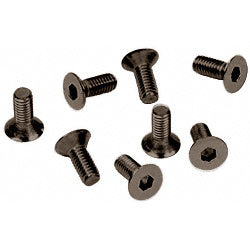 CRL 6 mm x 15 mm Cover Plate Flat Allen Head Screws