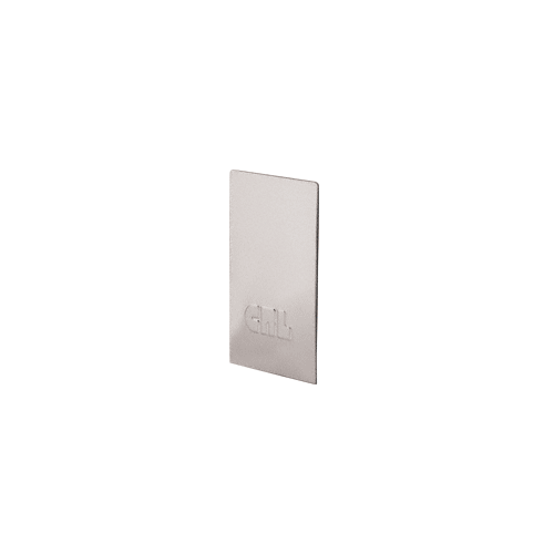 CRL Brushed Stainless End Cap for Windscreen and Smoke Baffle Base Shoe - B5WECBS