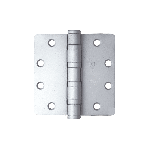 CRL Satin Chrome Non-Removable Pin Heavy Weight 1/4" Radius Ball Bearing Template Butt Hinge - BB55NRPA