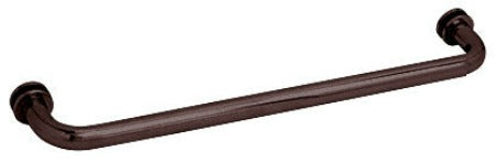 CRL Oil Rubbed Bronze 24" BM Series Tubular Single-Sided Towel Bar - BM240RB