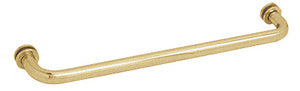 CRL Satin Brass 24" BM Series Tubular Single-Sided Towel Bar - BM24SB