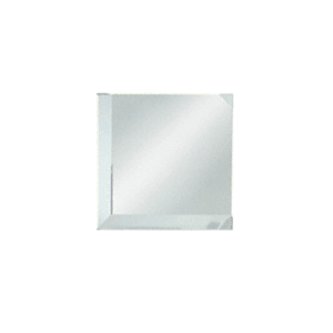 Clear Mirror Glass 3" Square Beveled on All 4 Sides - BM4C3