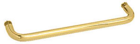 CRL Polished Brass 24" BM Series Single-Sided Towel Bar Without Metal Washers - BMNW24BR