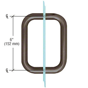 CRL 6" BM Series Back-to-Back Handle Without Metal Washers