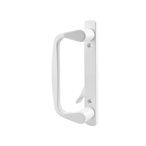 CRL White Low Profile Long Base Mortise-Series Handle with 3-15/16" Center-to-Center Screw Holes - C1178