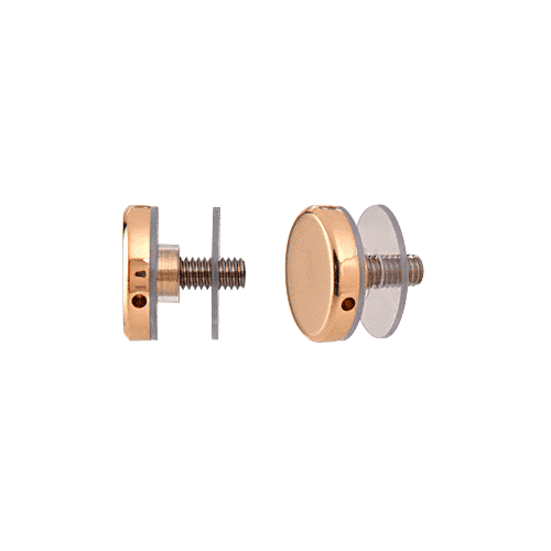 CRL Brass Standoff Cap Assemblies for 3/4" Standoff Bases - CAP34BR