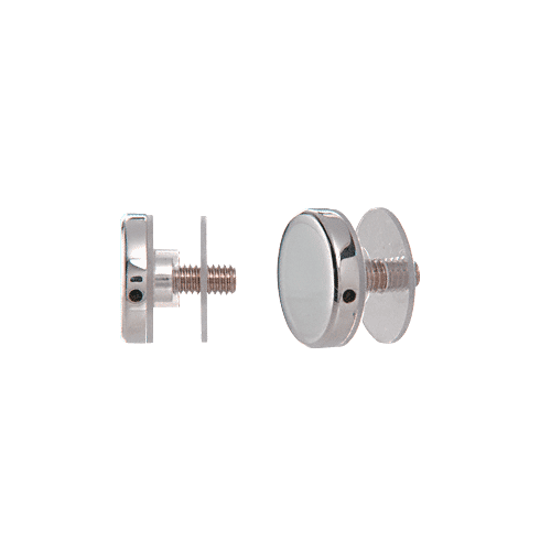 CRL Polished Stainless Clad Aluminum 1-1/2" Diameter Standoff Cap Assembly - ACSC112PS